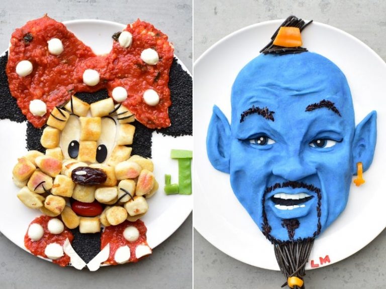 A Creative Mom Turns Her Son’s Healthy Meals Into Art