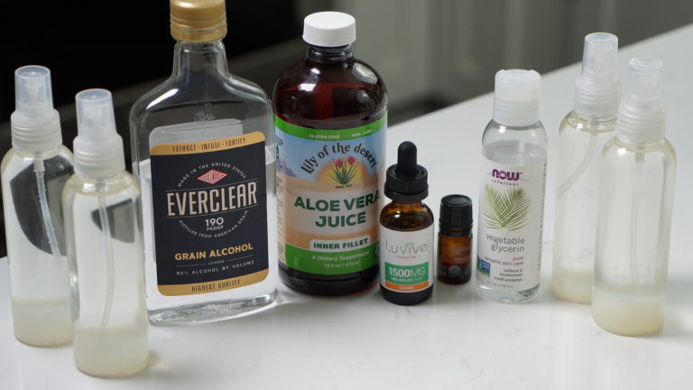 DIY Hand Sanitizer with CBD and Essential Oils