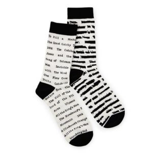 banned book socks stocking stuffer idea